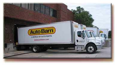 Auto Barn Delivery Truck