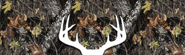 Mossy Oak Break Up With Deer Outline Decal - Size:53 X 14
