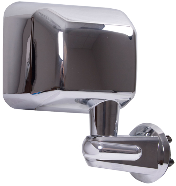 Jeep Wrangler JK Single Chrome Side Mirror (2007-2018) - Side:Driver