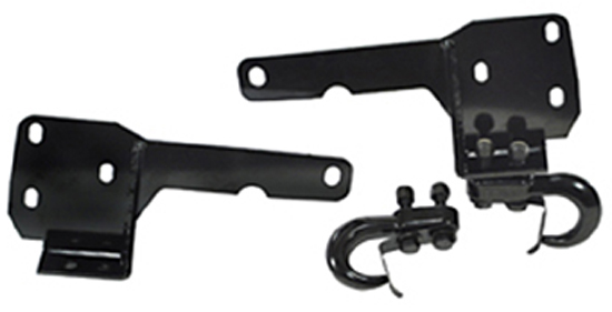 Jeep Cherokee Black Heavy Duty Tow Hooks (1984-2001)