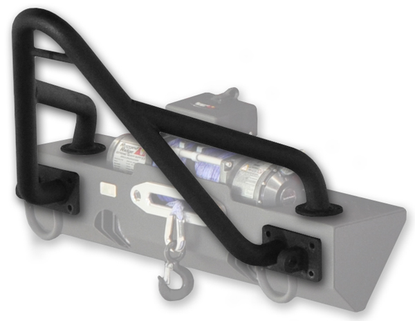 Jeep Wrangler XHD Textured Black Front Bumper Tubular Stinger (1976-2018)