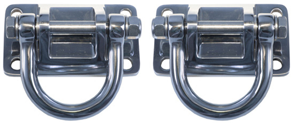 Jeep Wrangler XHD Bumper Stainless Steel D-Rings-Pair (1976-2018)