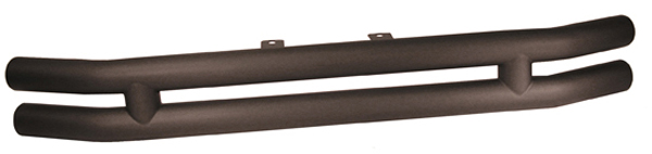 Jeep CJ, Wrangler & Unlimited Black Textured Front Tubular Bumper (1976-2006)