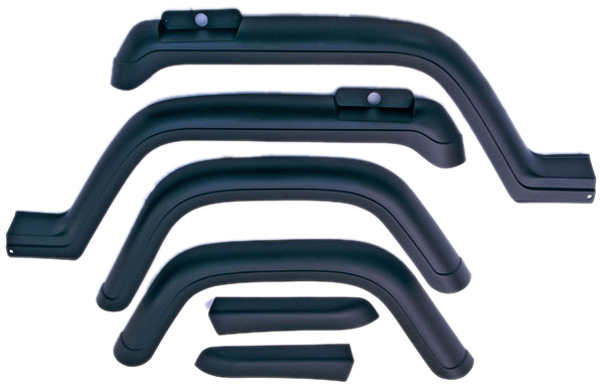 Jeep Wrangler YJ 6 Piece Fender Flare Kit (1987-1995)
