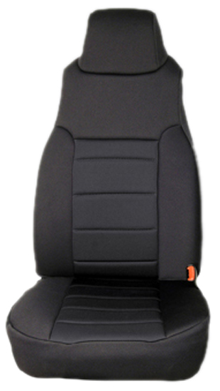 Jeep Wrangler Neoprene Front Seat Covers-Pair (1997-2002) - Color:Red