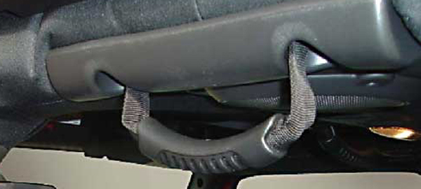 Jeep Wrangler JK Front/Rear Ultimate Grab Handles (2007-2018) - Color:Black