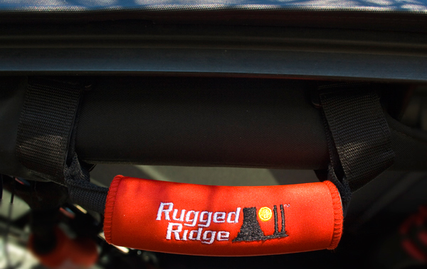 Jeep CJ & Wrangler Neoprene Grab Handle Cover-Pair (1955-2021) - Color:Red