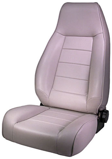 Jeep Wrangler & CJ Recliner Front Seat (1976-2002) - Color:Black Denim