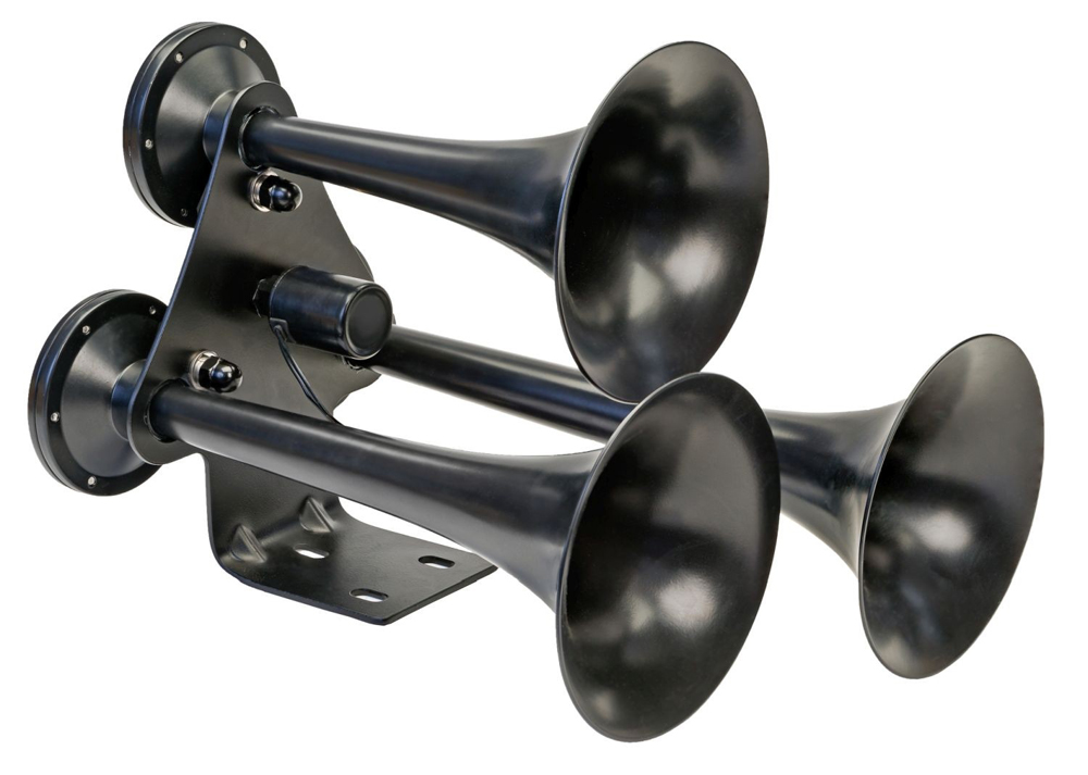 Wolo 24-Volt Heavy-Duty Train Horn (152 Decibels)