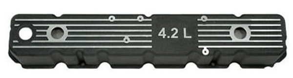 Jeep CJ 4.2L Black Aluminum Valve Cover (1981-1986)