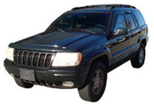 Auto Ventshade 194650 Jeep Grand Cherokee 4-Piece In-Channel VentVisor (1999-2004)