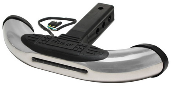 2-In-1 Receiver LED Hitch Mounted Step