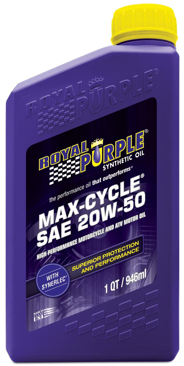 Royal Purple 20W50 Max-Cycle Motorcycle & ATV Motor Oil (1 Qt.)