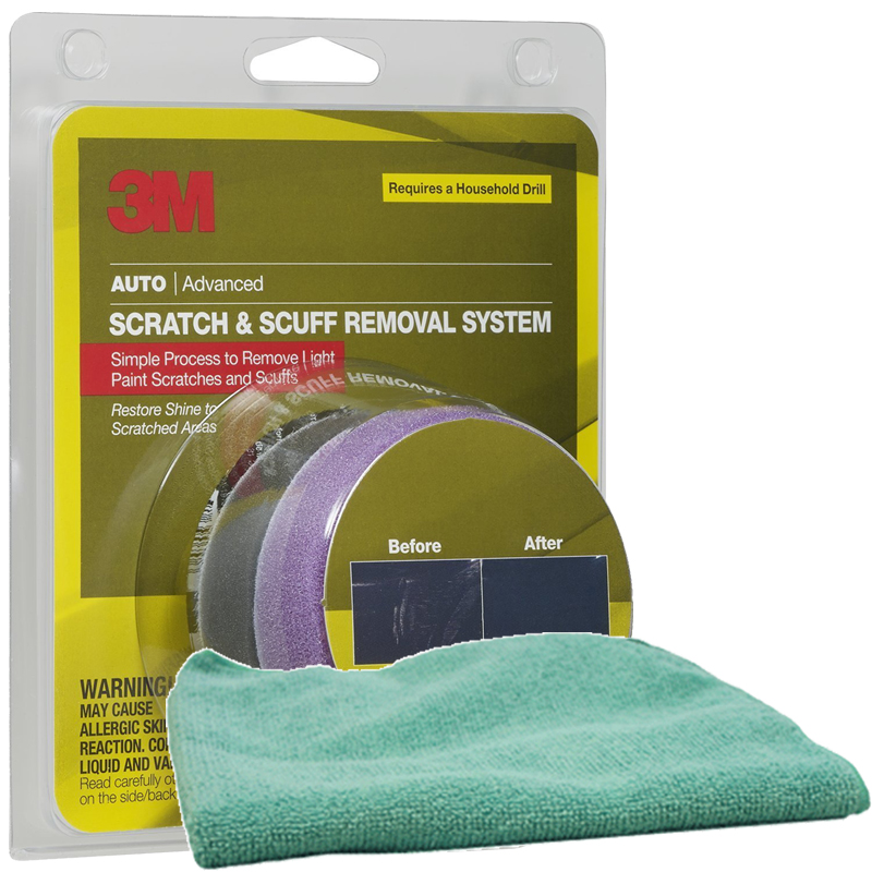 3M Scratch Remover Kit & Microfiber Cloth Kit