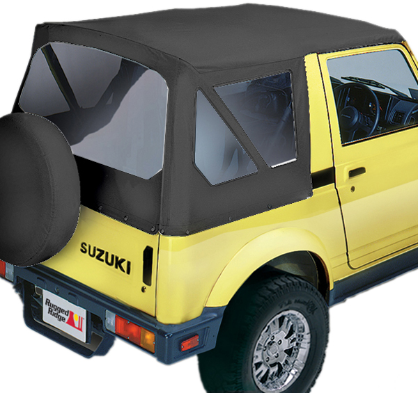 Rugged Ridge Suzuki Samurai XHD Soft Top Replacement (1986-1994) - Color:Denim Black