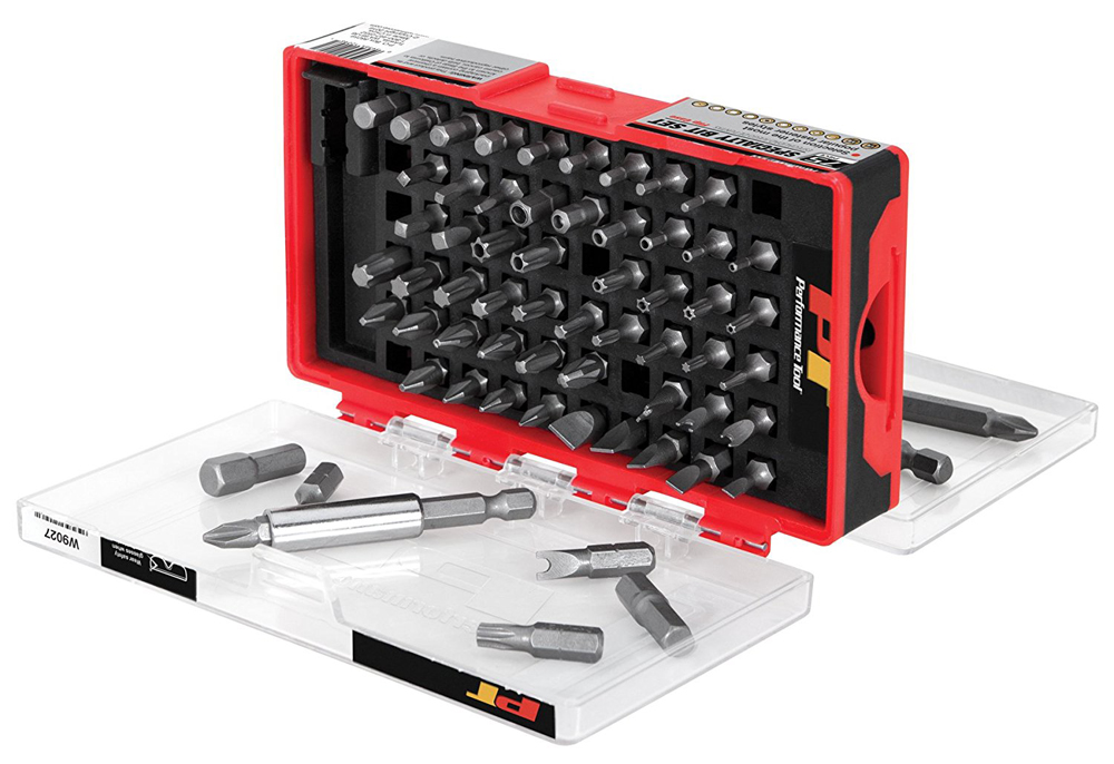 Performance Tool 75 Piece Specialty Screwdriver Bit Driver Set