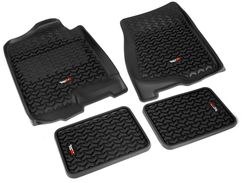 Chevy, GMC & Cadillac Front & Rear All Terrain Floor Liners-Pair (2007-2013)