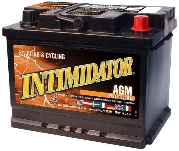 Deka 9A47 AGM Intimidator Battery (600 CCA)