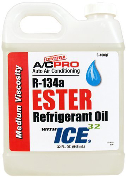 A/C Pro R-134a Ester Refrigerant Oil w/ICE 32 (32 oz)
