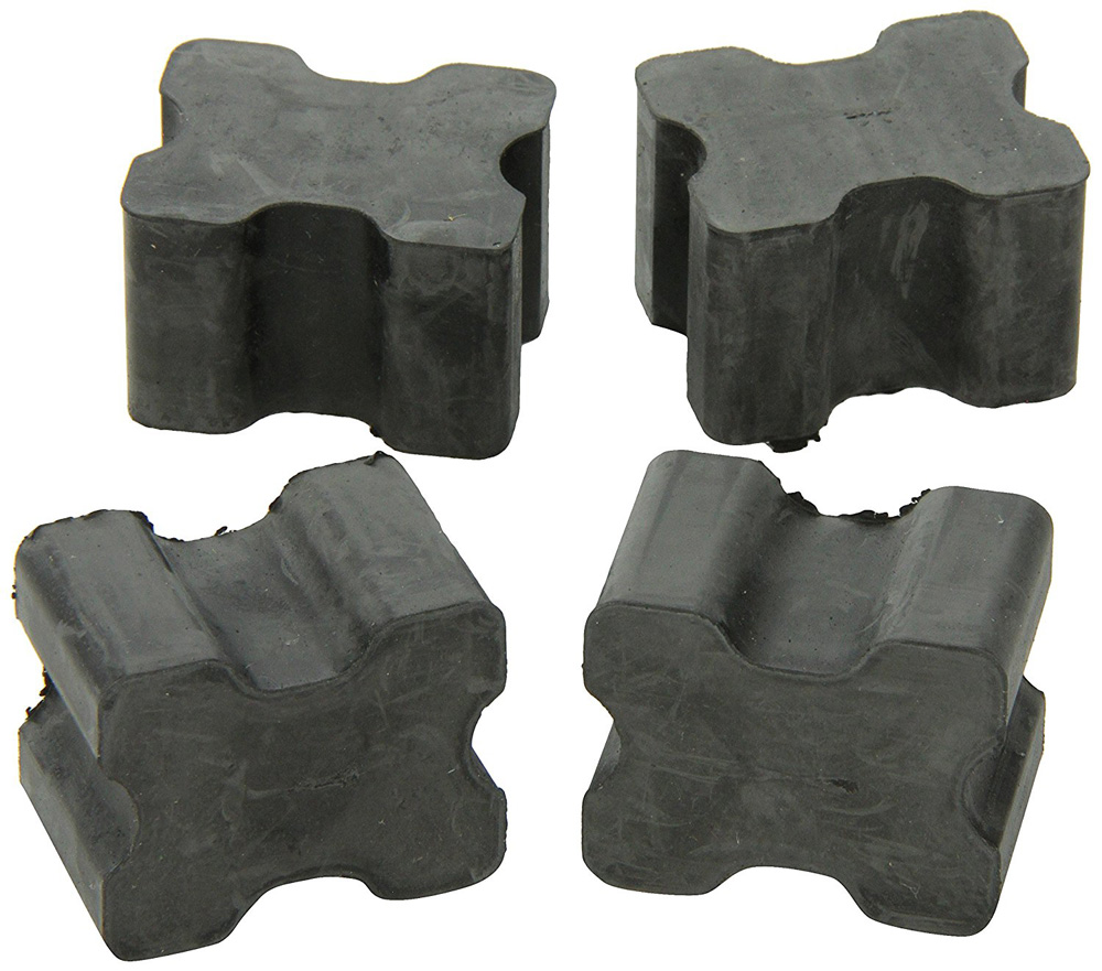 Rubber Front Coil Spring 1" Boosters (4 Pack)