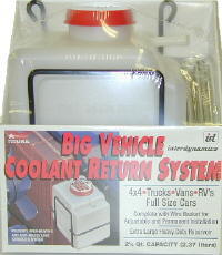 Big Vehicle Coolant Return System