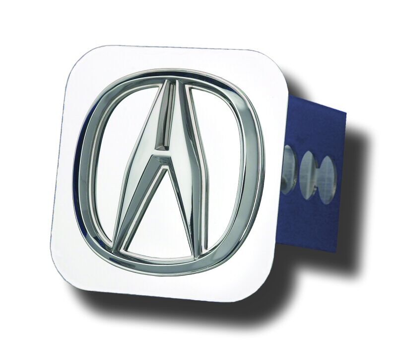 Chrome Acura Logo Stainless Steel Hitch Plug