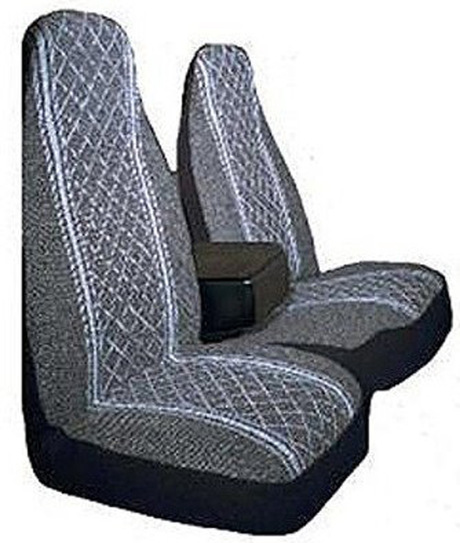 Gray Diamond Back 60/40 Split Truck Seat Cover (Pair)