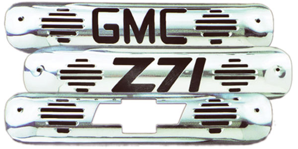 Chevy/GMC Polished Aluminum Third Brake Light Covers (1999-2007) - Part Number:94008P