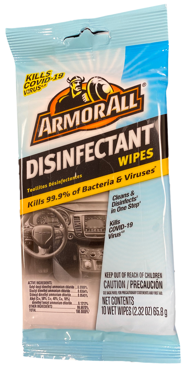 Armor All Disinfectant Wipes (10 Count)