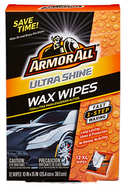 Armor All Ultra Shine Wax Wipes (12 Count)