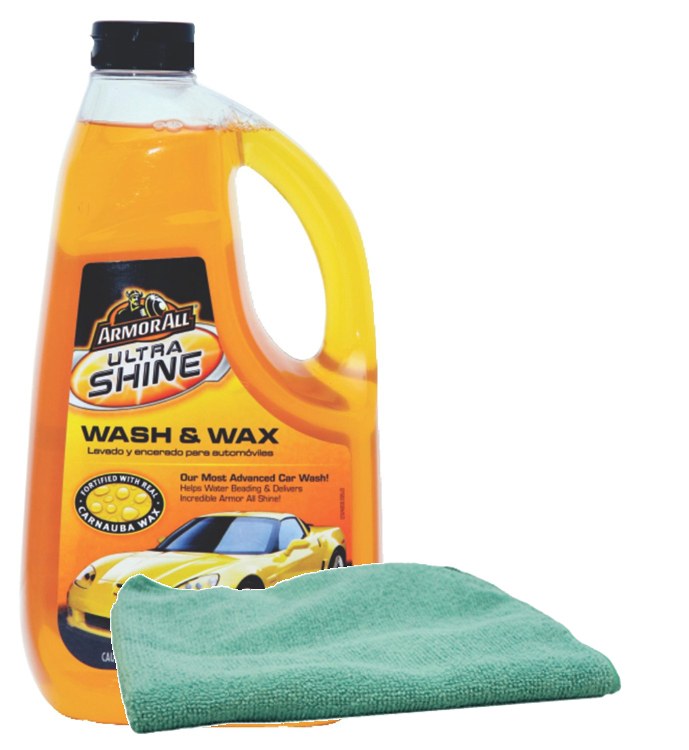 Ultra Shine Wash & Wax, Microfiber Cloth Kit