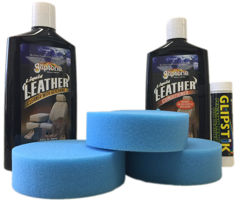 Gliptone Professional 6 Pc. Automotive Leather Care Kit