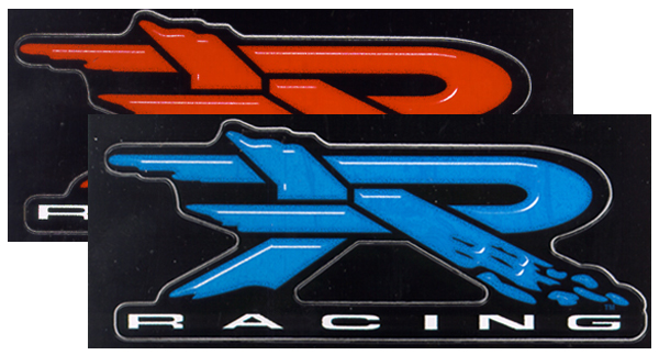 R Racing Window Decals - Color:
