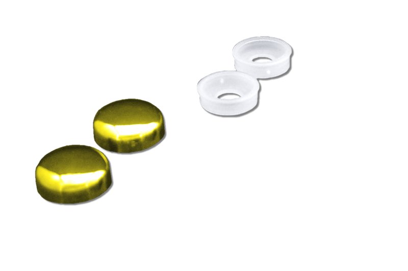 2 Gold Caps And 2 Retainers