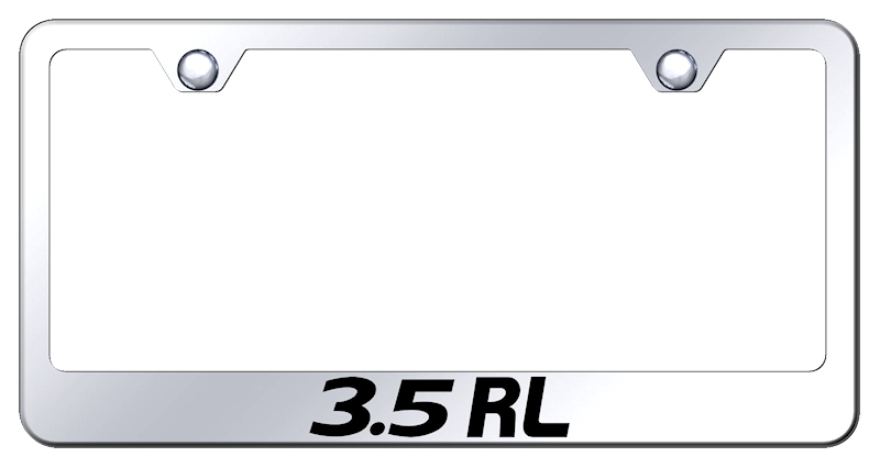 3.5 RL Stainless Steel Frame - Laser Etched Mirrored