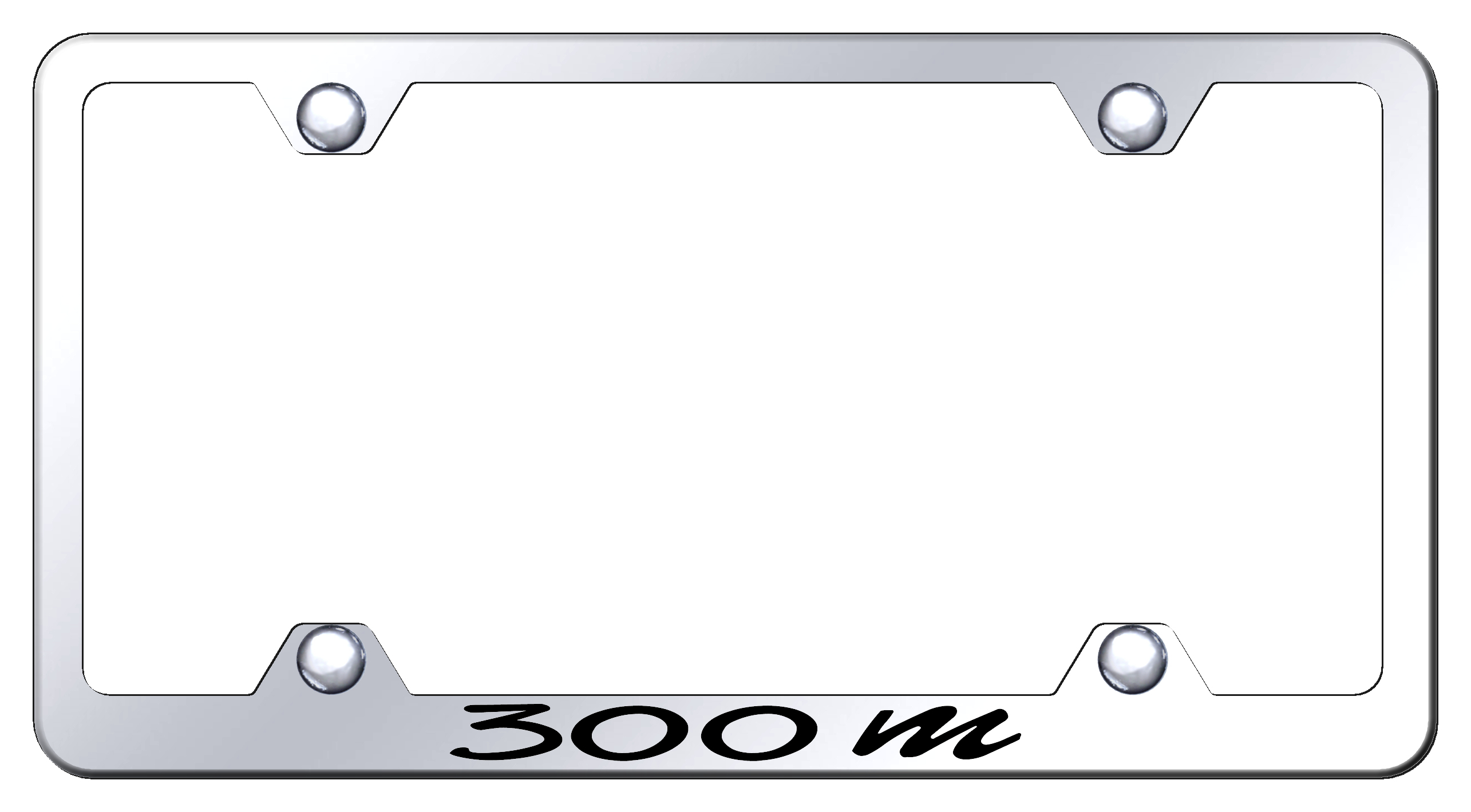 300m Steel Wide Body Frame - Laser Etched Mirrored