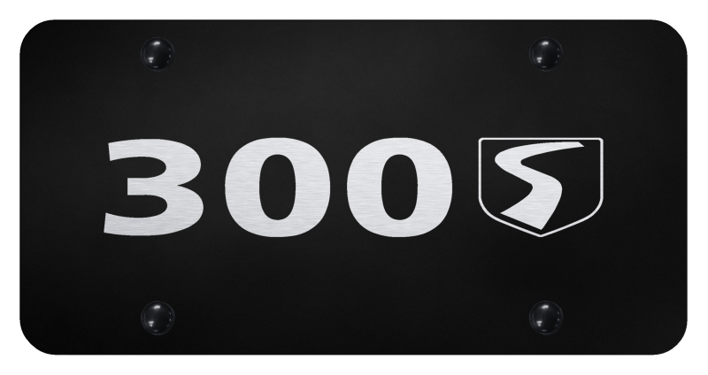 300S License Plate - Laser Etched Black