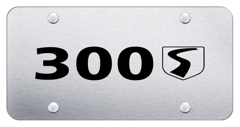 300S License Plate - Laser Etched Brushed