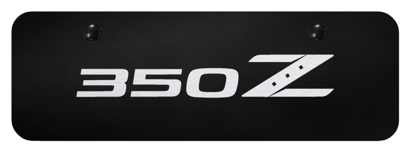 350Z Mini Plate - Laser Etched Black