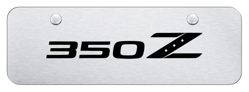350Z Mini Plate - Laser Etched Brushed