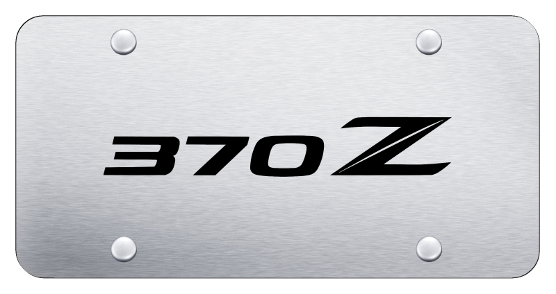 370Z License Plate - Laser Etched Brushed