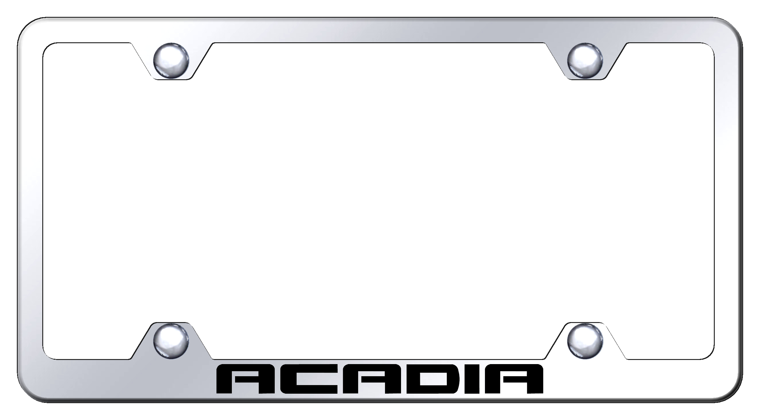 Acadia Steel Wide Body Frame - Laser Etched Mirrored