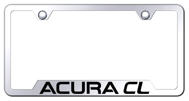Acura CL Cut-Out Frame - Laser Etched Mirrored