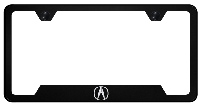 Acura (Logo Only) Cut-Out Frame - Laser Etched Black