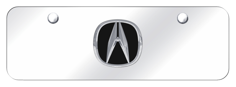 Acura Mini Plate - Chrome on Mirrored