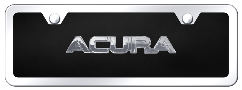 Acura OEM Name Acrylic Mini Kit - Chrome on Black