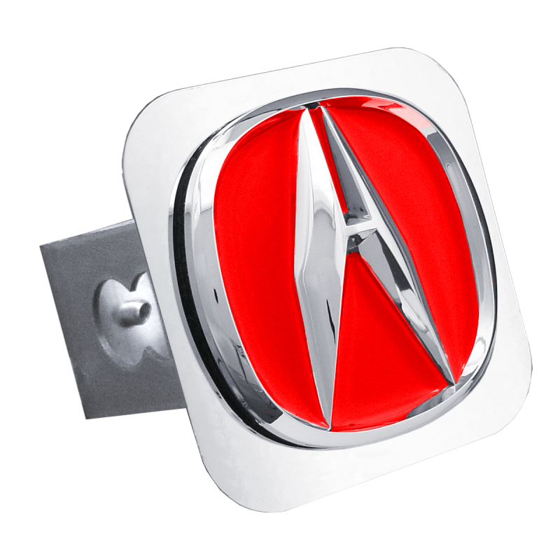 Acura (Red Fill) Class II Trailer Hitch Plug - Mirrored