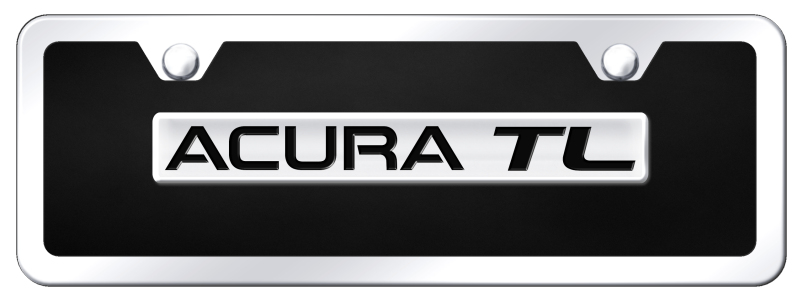 Acura TL Name Acrylic Mini Kit - Chrome on Black