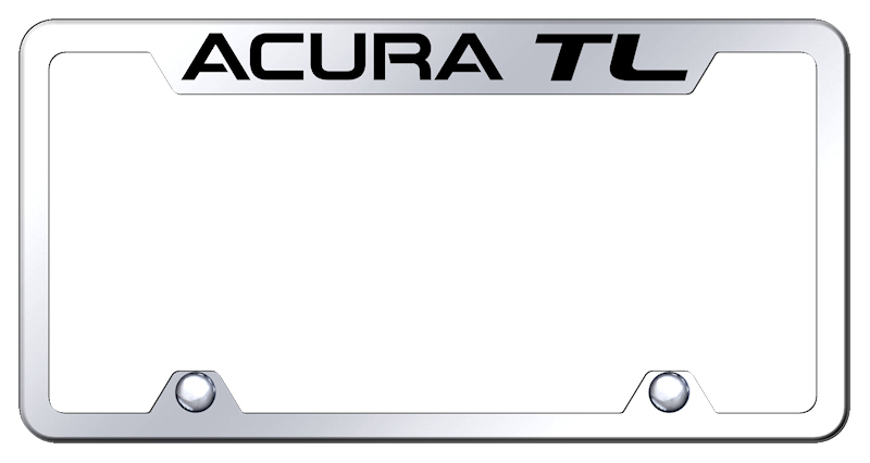 Acura TL Steel Truck Cut-Out Frame - Laser Etched Mirrored