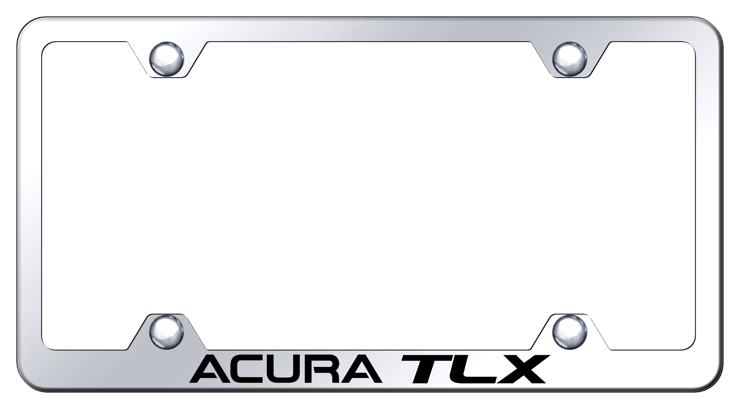 Acura TLX Steel Wide Body Frame - Laser Etched Mirrored